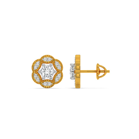 Ruthy Solitaire Earring