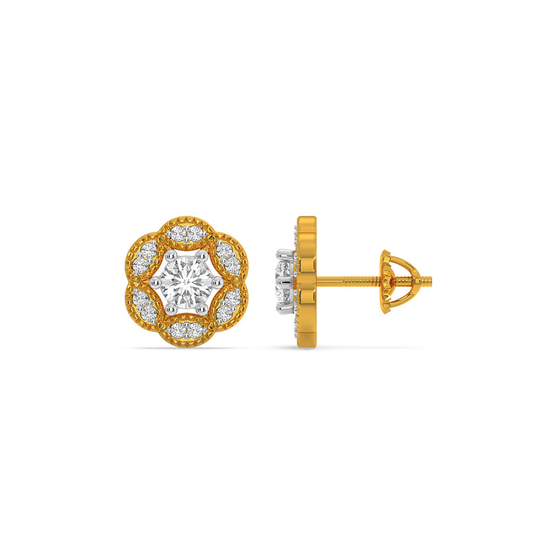 Ruthy Solitaire Earring