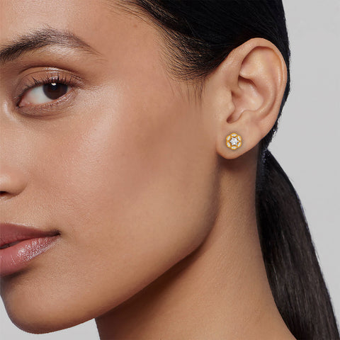 Ruthy Solitaire Earring