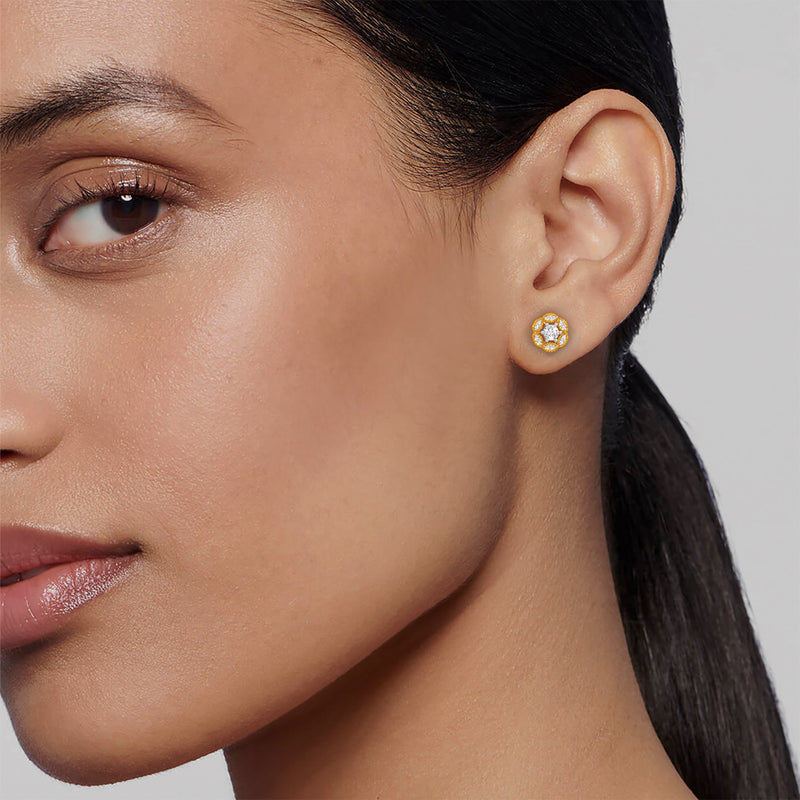 Ruthy Solitaire Earring