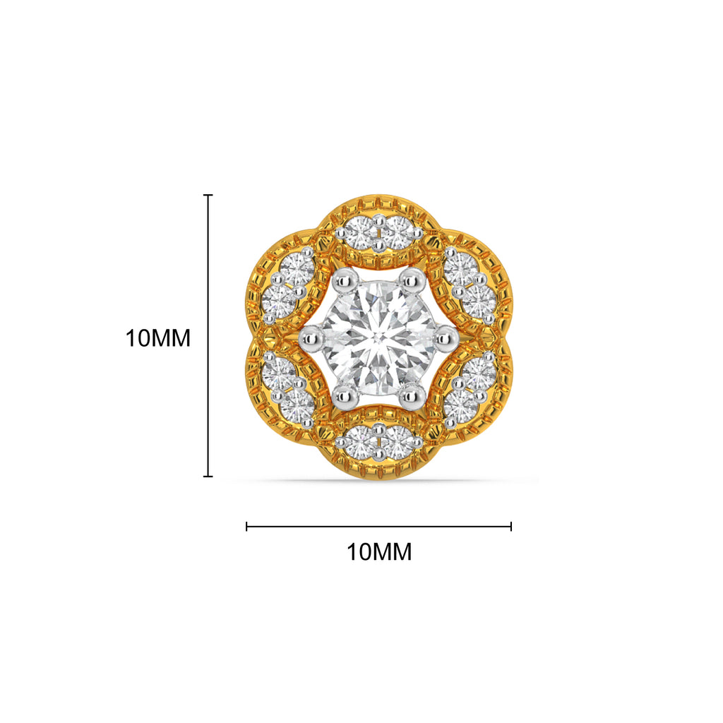 Ruthy Solitaire Earring