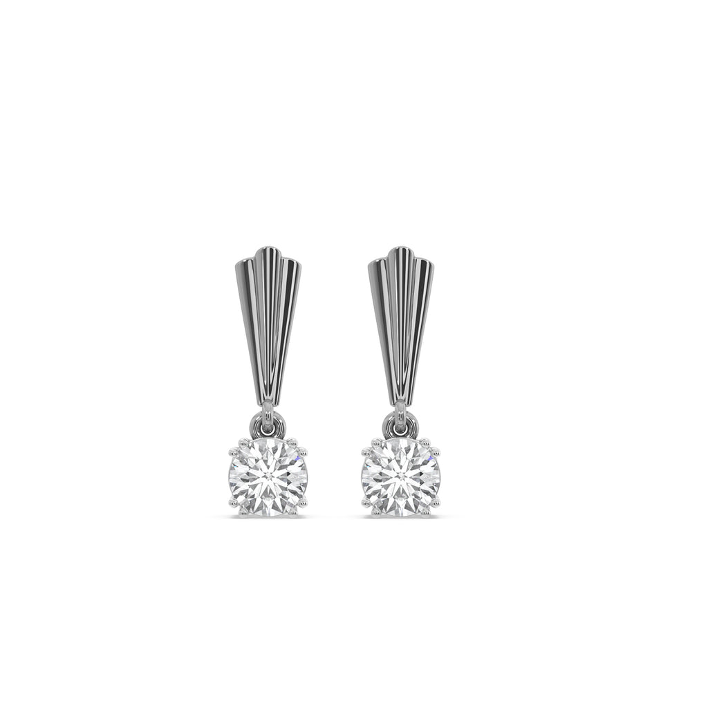 Saige Solitaire Earring