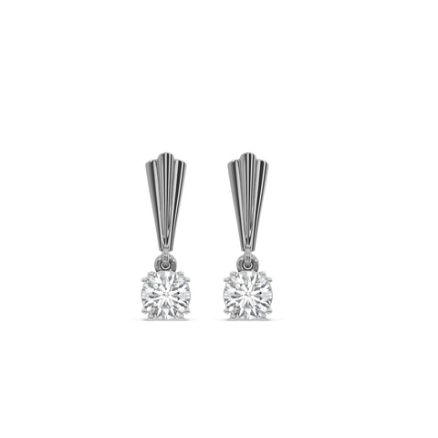 Saige Solitaire Earring
