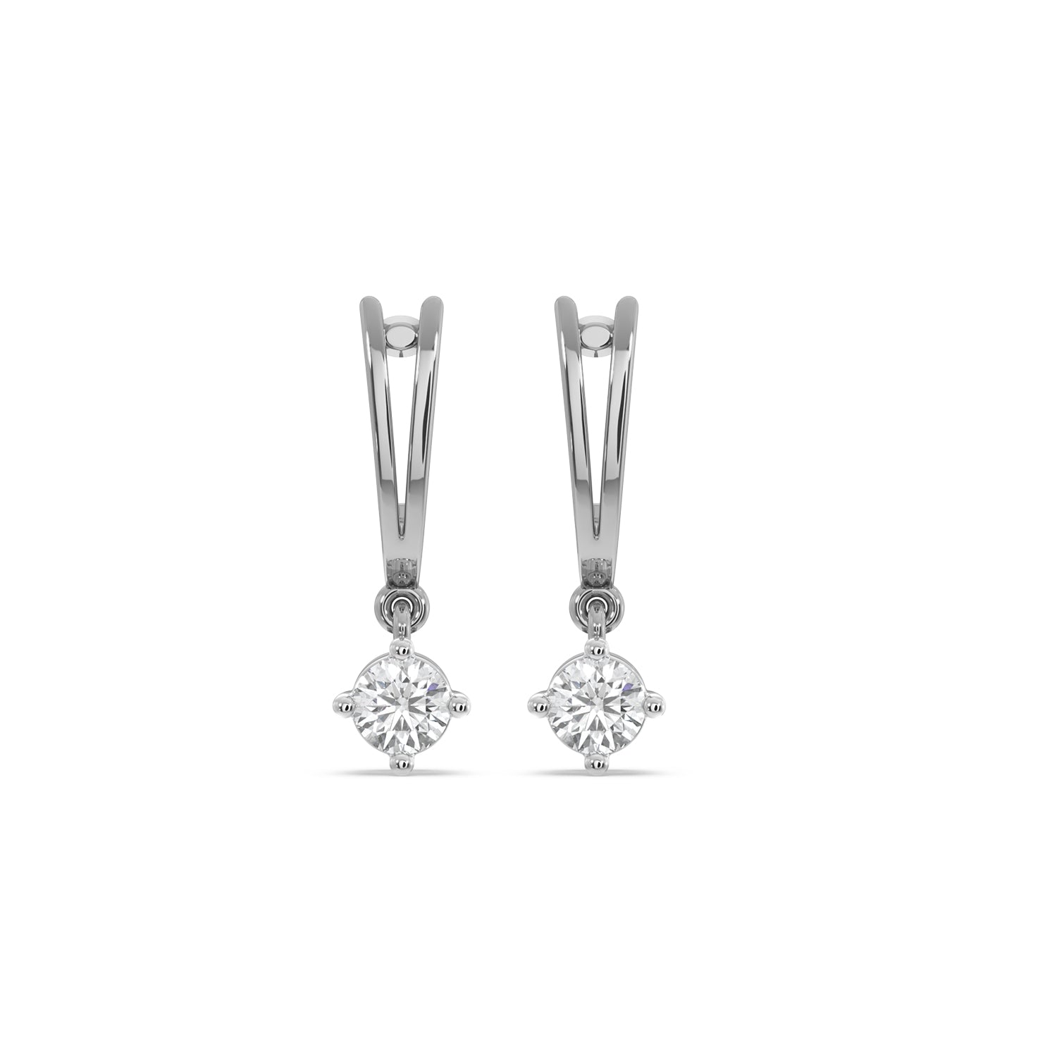 Samantha Solitaire Earring