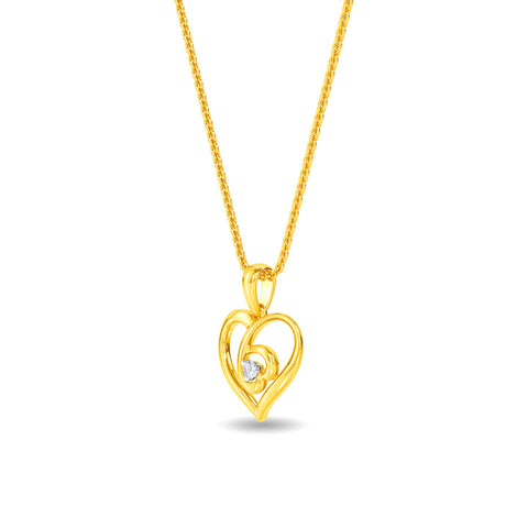 Dual Heart Pendant Set