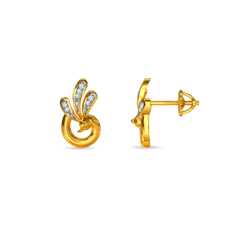 Peacock Kids Earring