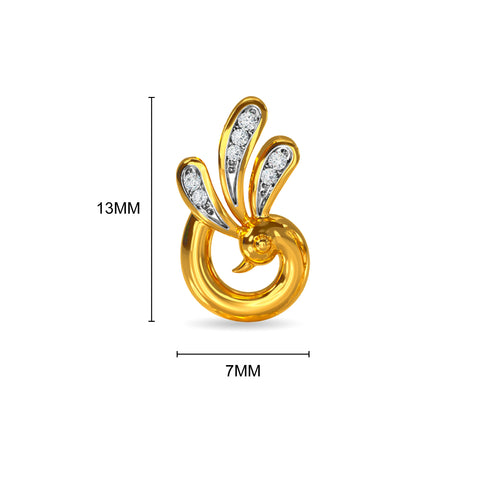 Peacock Kids Earring