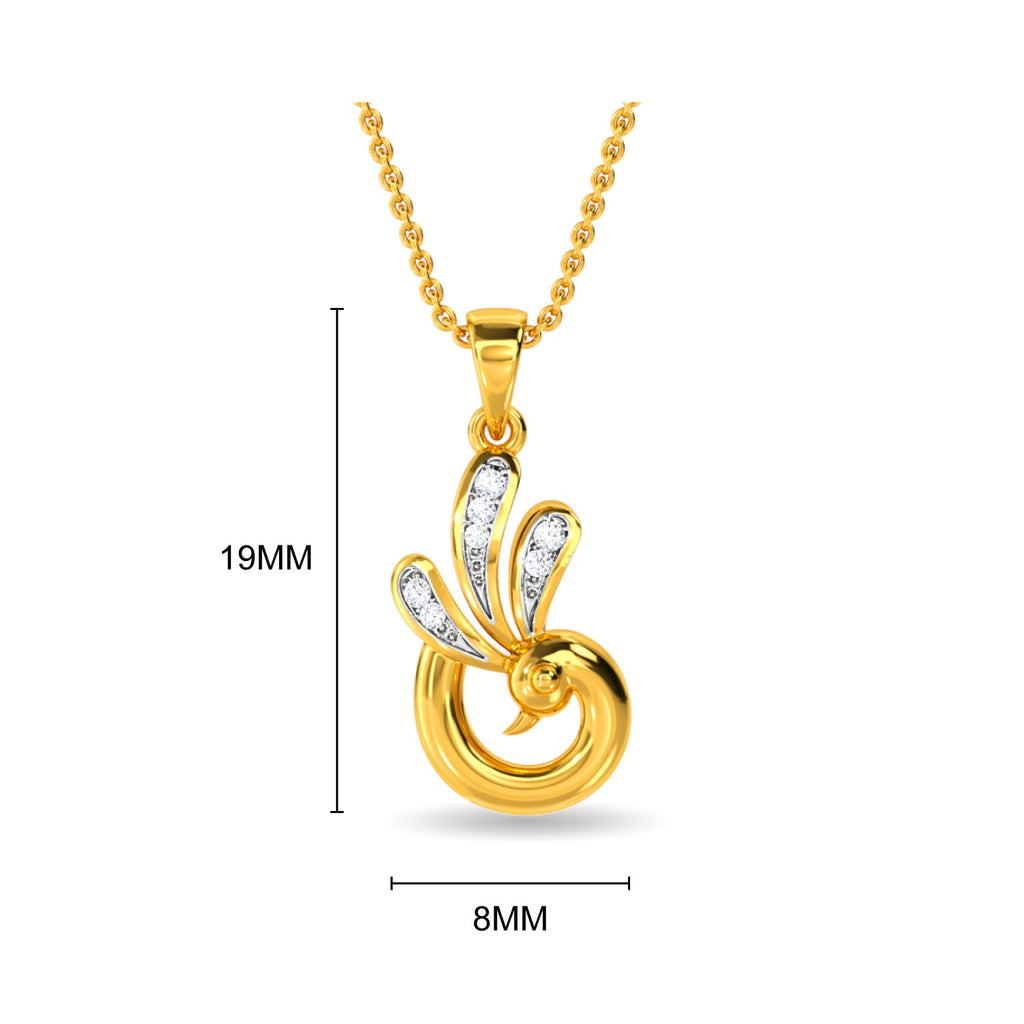 Peacock Pendant Set