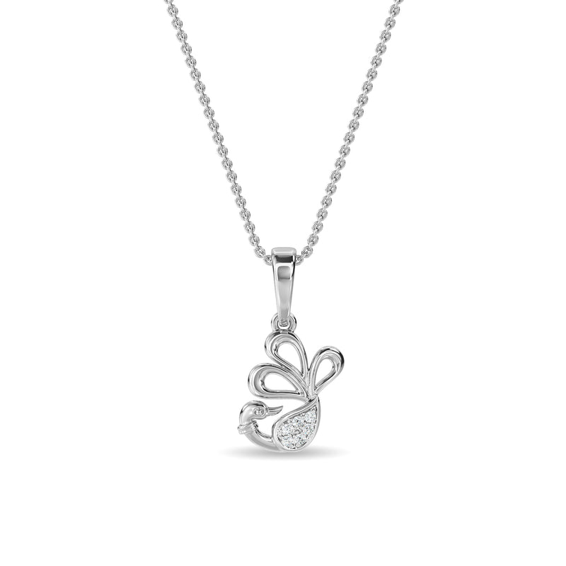 Enchanted Peacock Kids Pendant