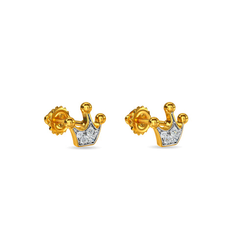 Crown Kids Earring