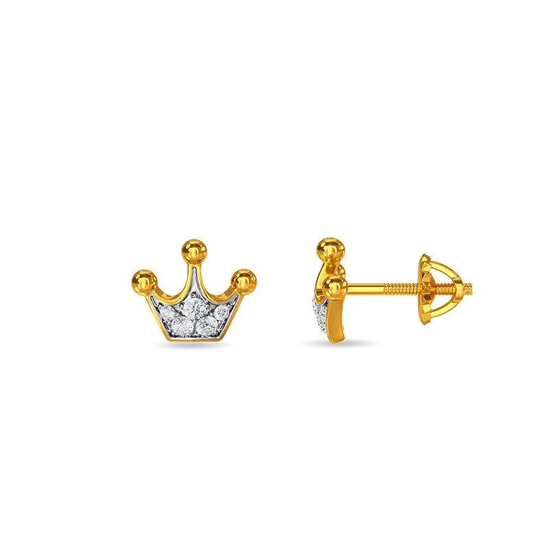 Crown Kids Earring