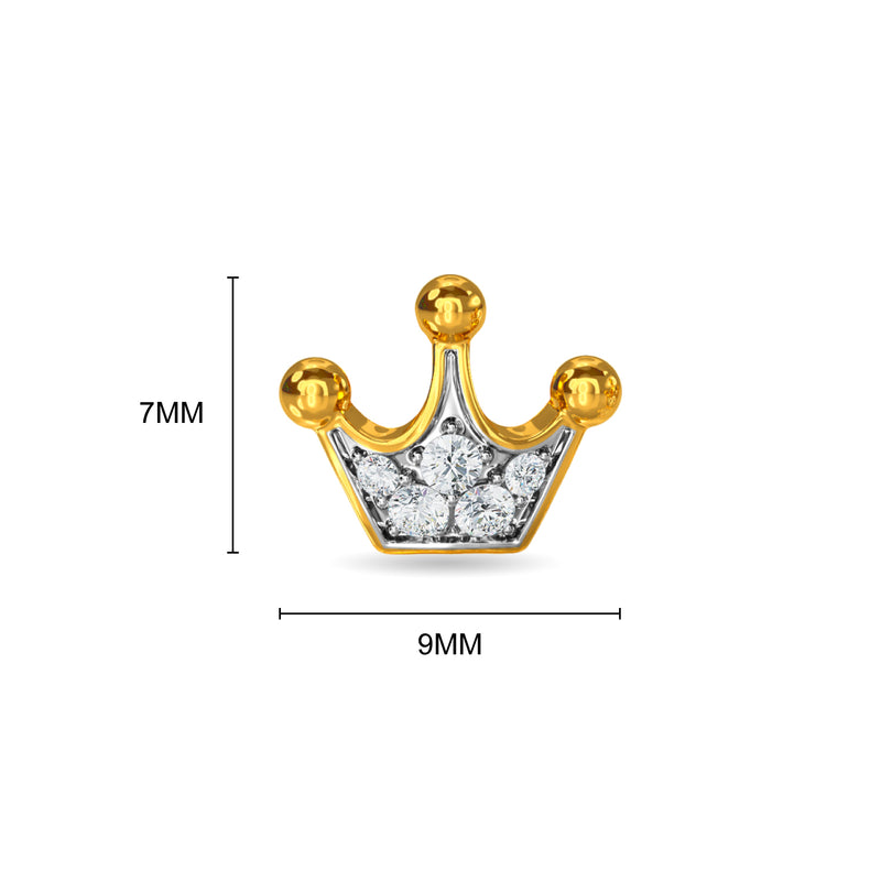 Crown Kids Earring