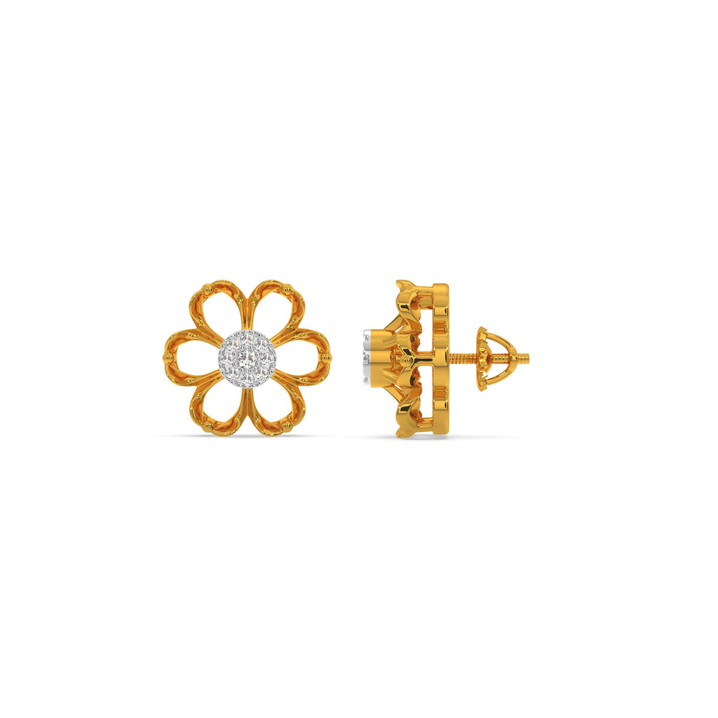 Simple Flower Pendant Set