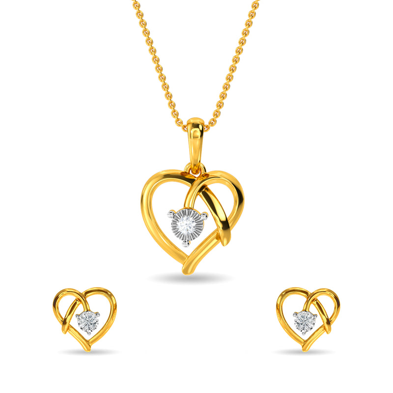 Soulful Heart Pendant Set