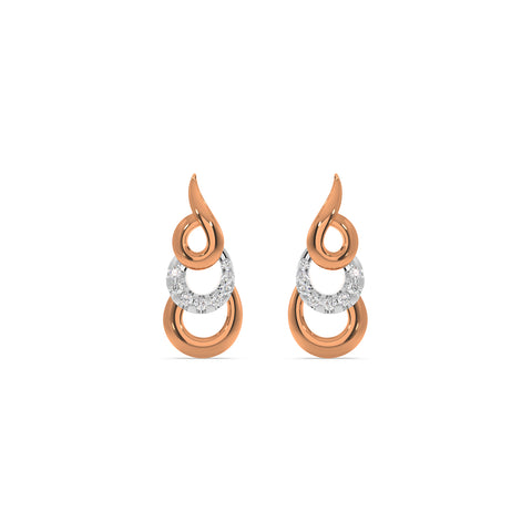 Triple Curve Earring