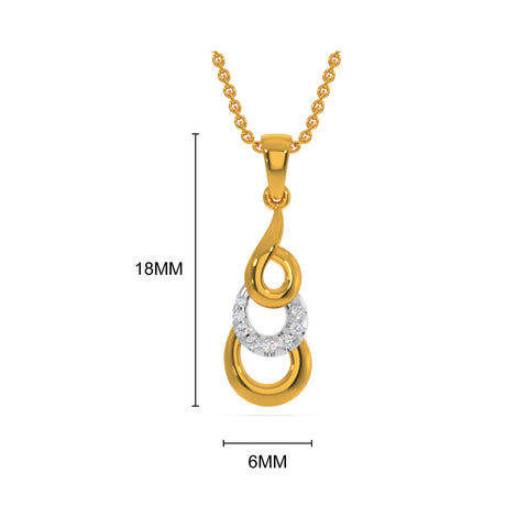 Triple Curve Pendant