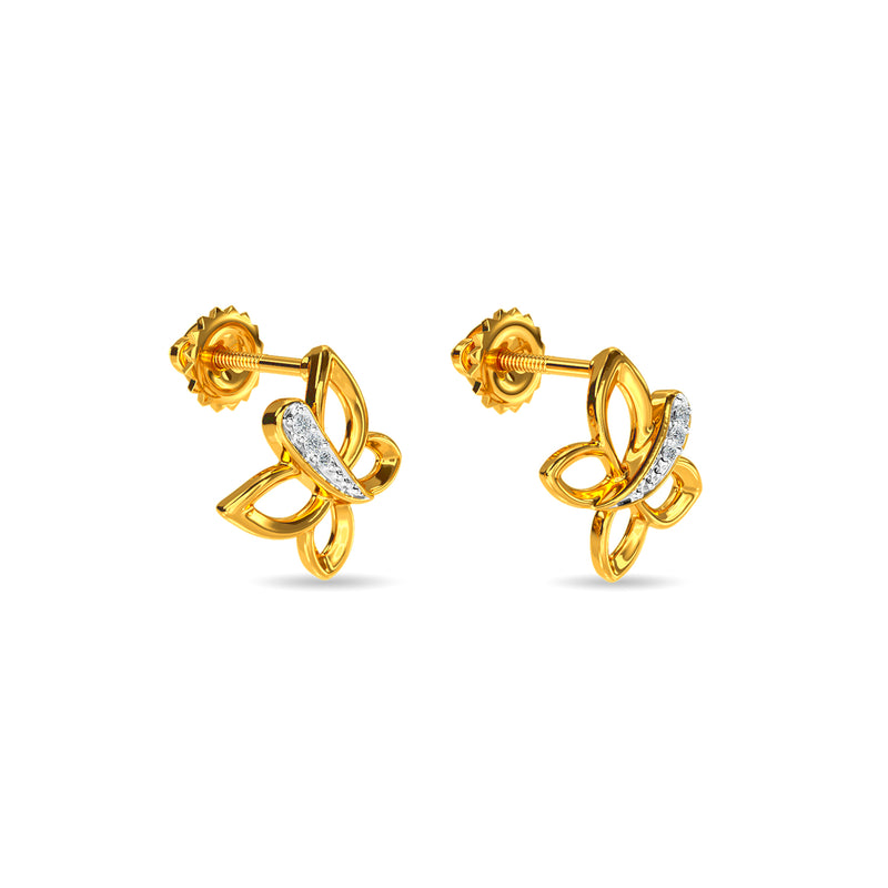 Happy Butterfly Kids Earring