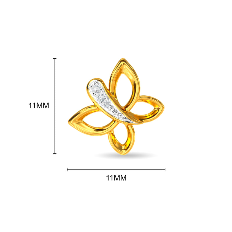 Happy Butterfly Kids Earring