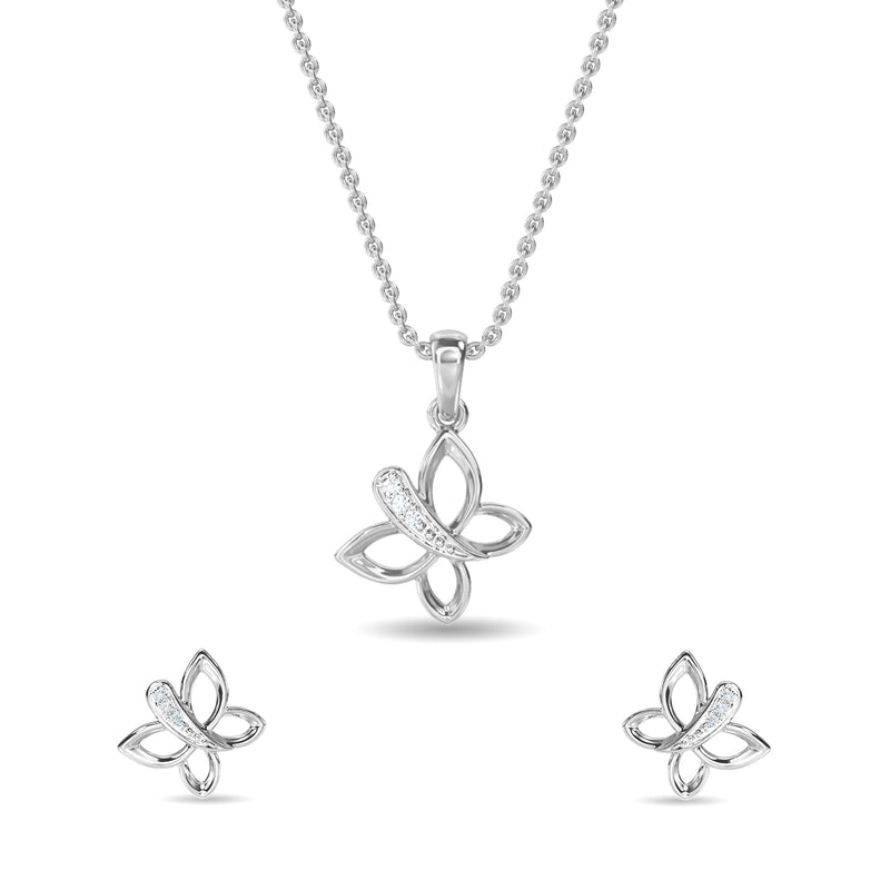 Happy Butterfly Pendant Set