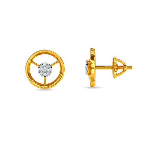 Round Kids Earring