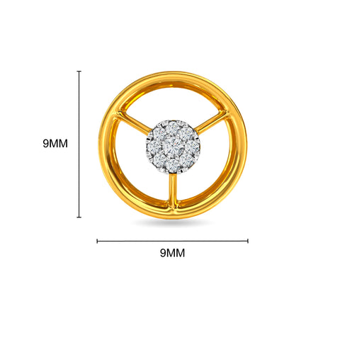 Round Kids Earring