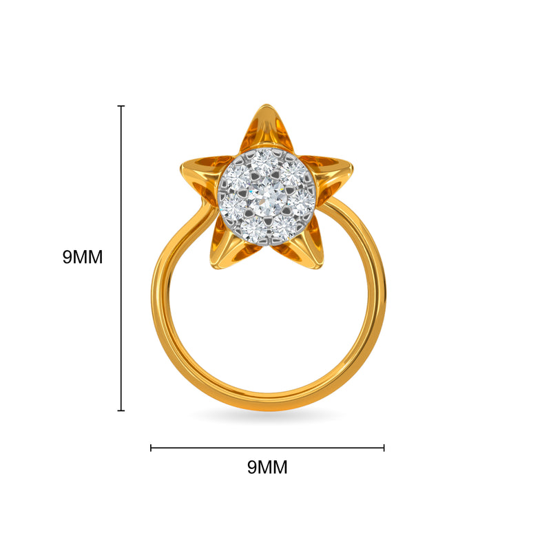 Happy Cluster Nose Pin
