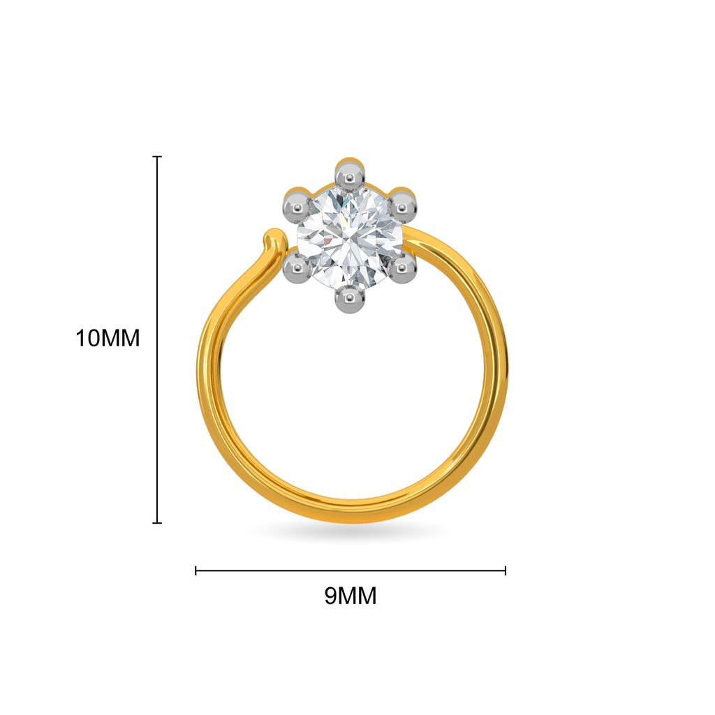Lila Nose Pin