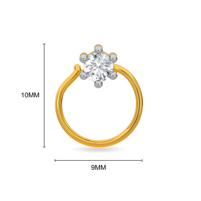 Lila Nose Pin