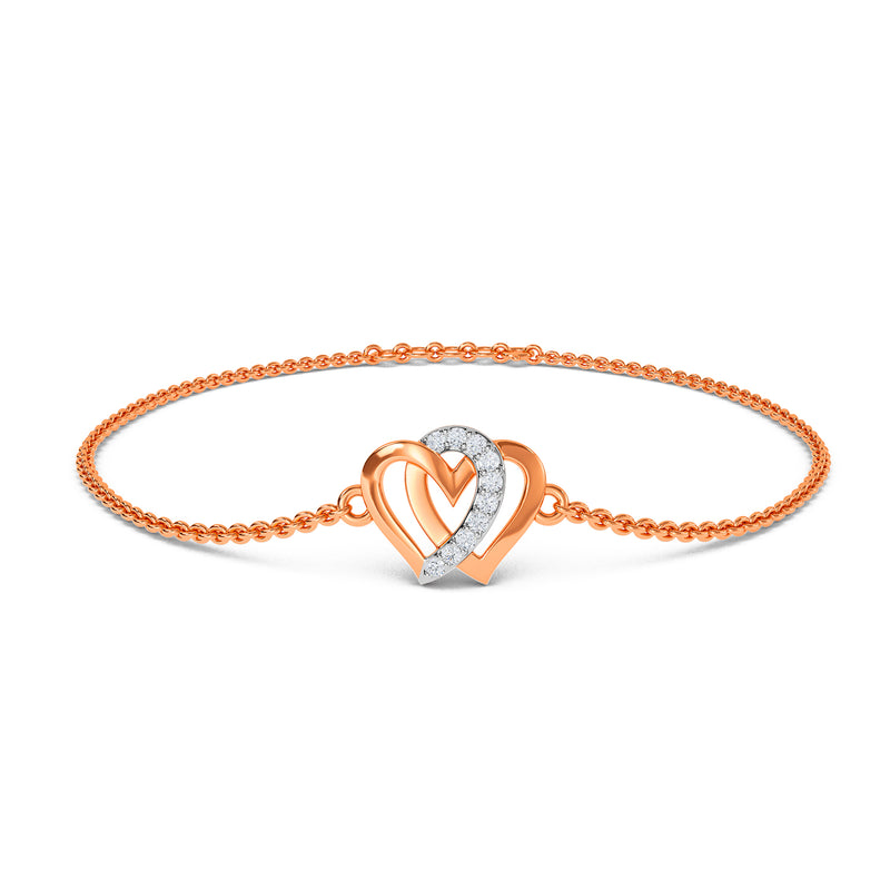 Entwined Heart Bracelet