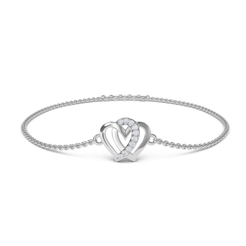 Entwined Heart Bracelet