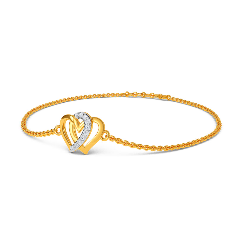 Entwined Heart Bracelet