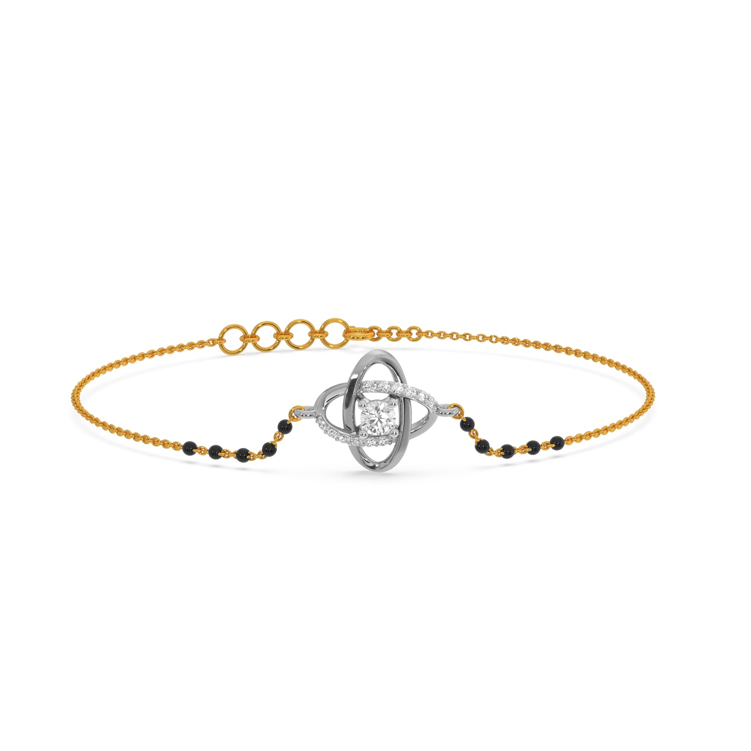 Sage Solitaire Mangalsutra Bracelet