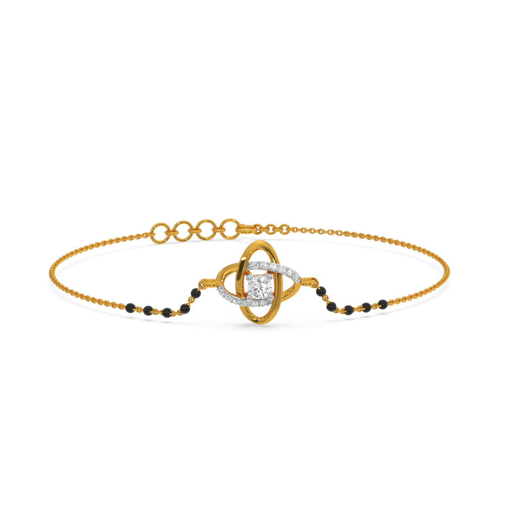 Sage Solitaire Mangalsutra Bracelet