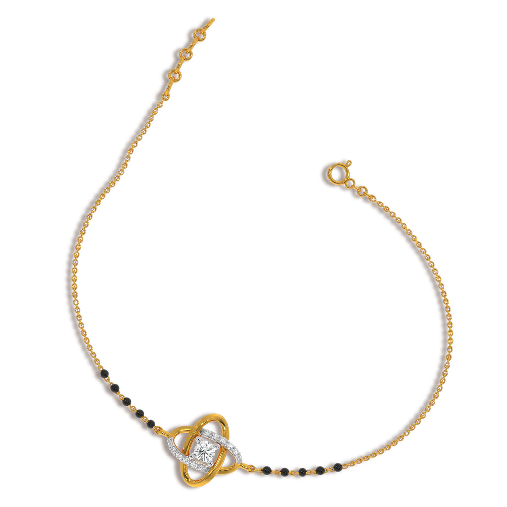 Sage Solitaire Mangalsutra Bracelet