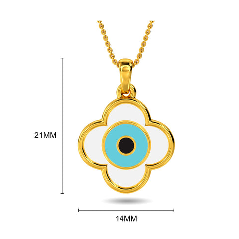 Sahana Evil Eye Pendant Set