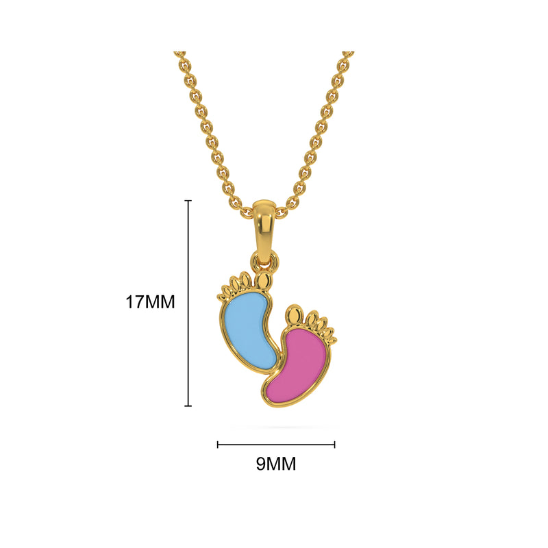 Baby Feet Kids Pendant