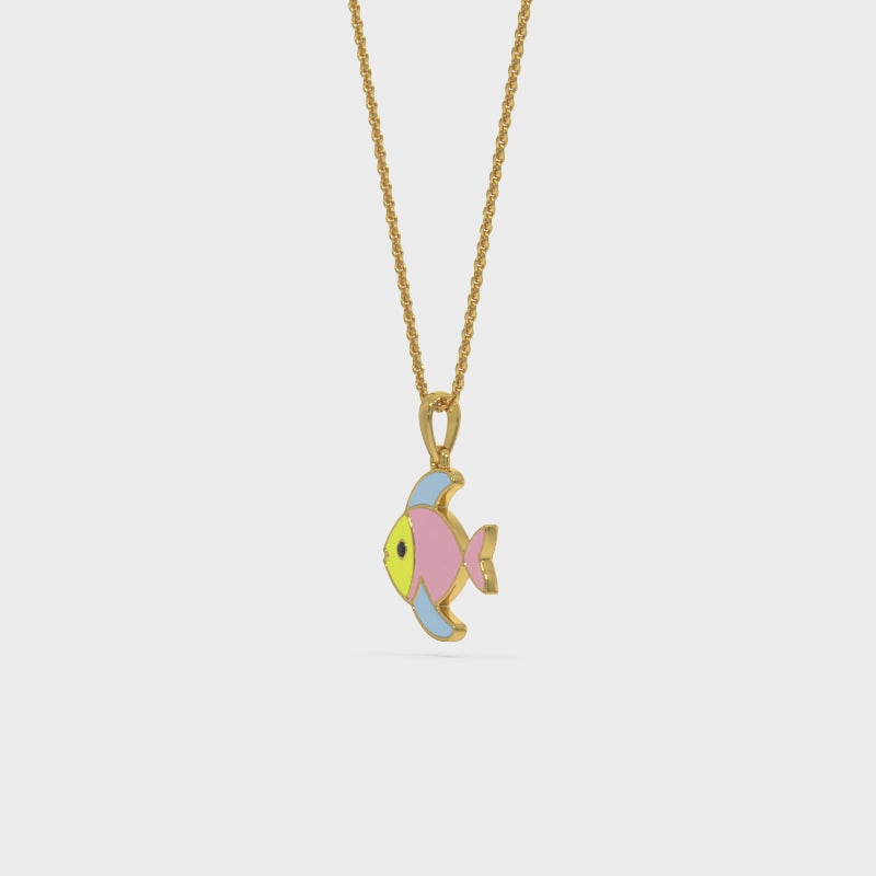 Colorful Fishy Kids Pendant