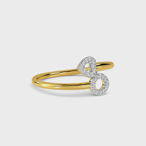 Heart Cross Ring