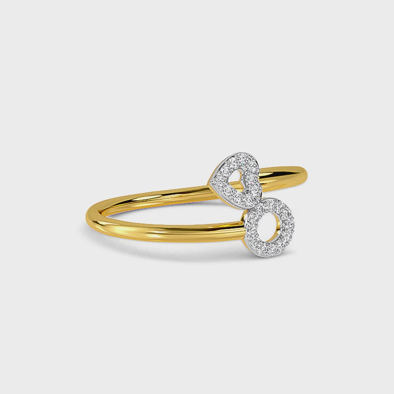 Heart Cross Ring
