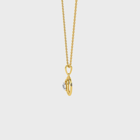 Round Heart Kids Pendant
