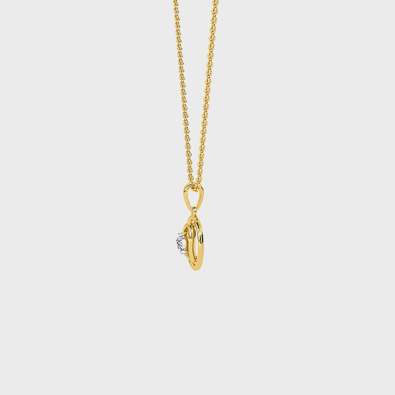 Round Heart Kids Pendant