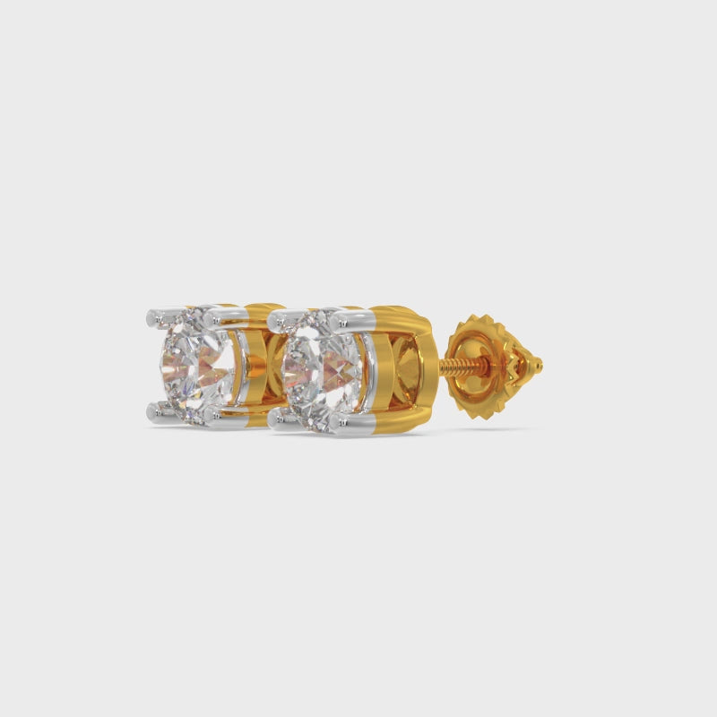 Salmy Solitaire Earring