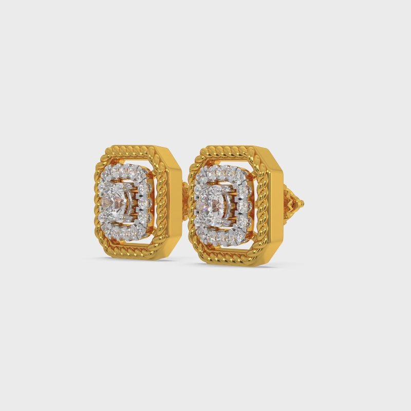 Sabrina Solitaire Earring