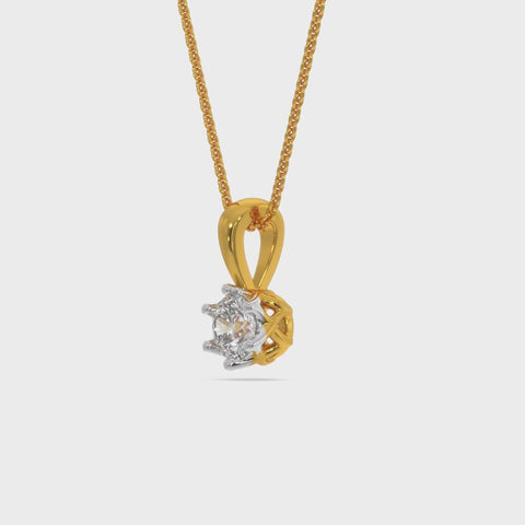 Selena Solitaire Pendant