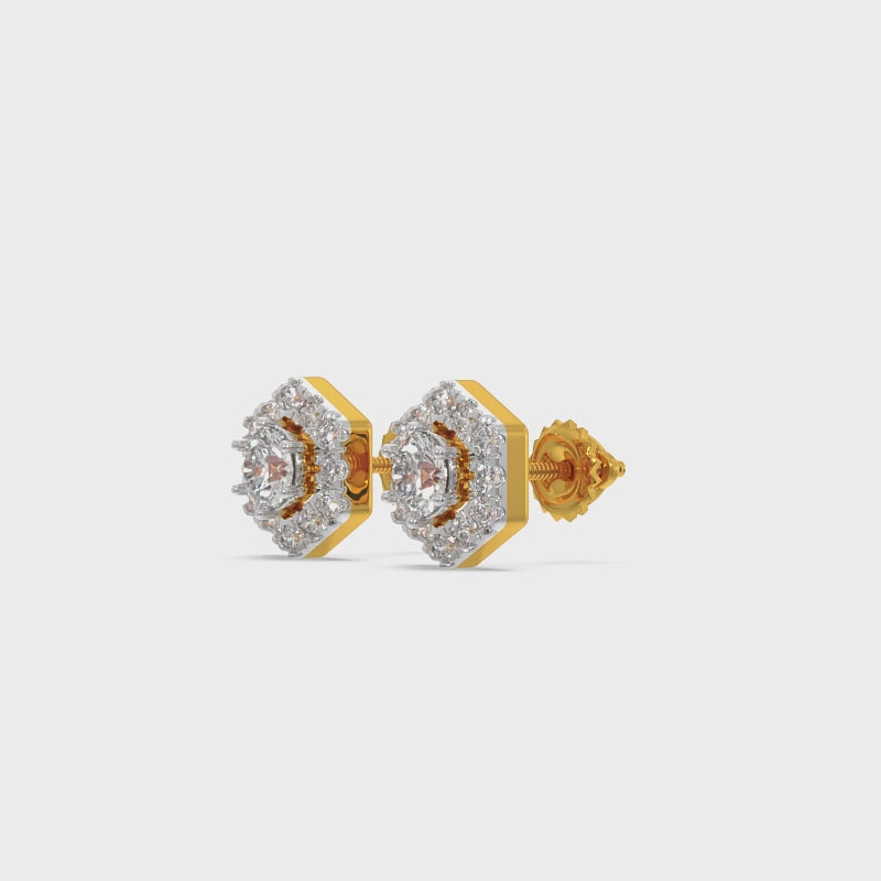 Samira Solitaire Earring