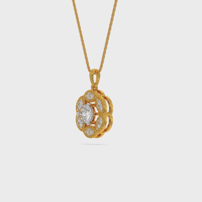 Sarah Solitaire Pendant