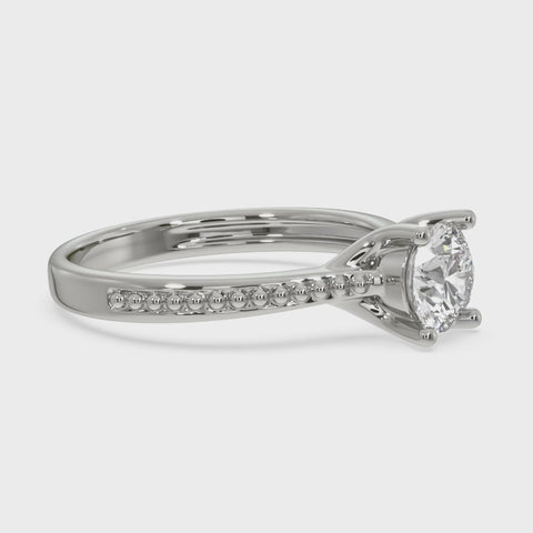 0.75 CT Enigma Solitaire Ring