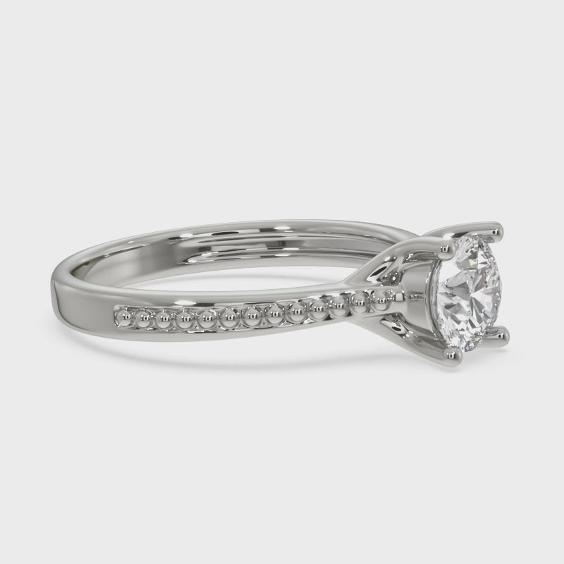 0.75 CT Enigma Solitaire Ring