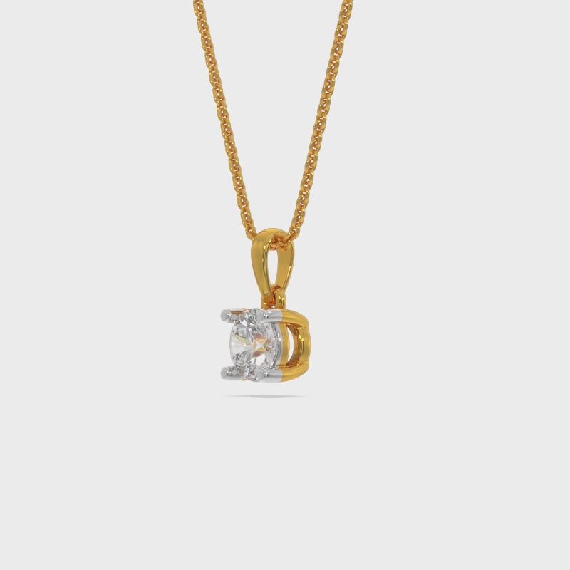 Serenity Solitaire Pendant