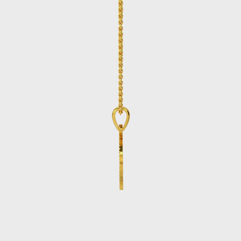 Initial X Pendant